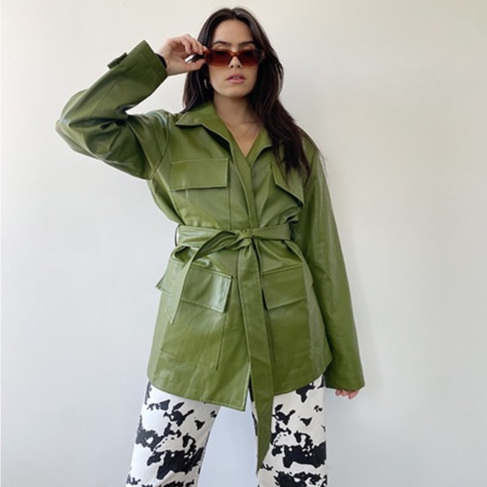 Faux Leather Jacket